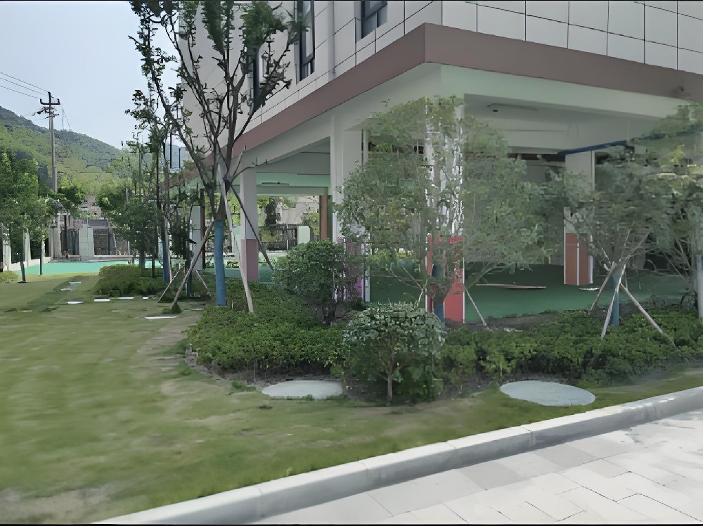 干化建筑渣土在鄞州区塘溪镇管江实验幼儿园绿化中的应用